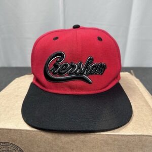 Nipsey Hussle Crenshaw Snapback Hat Red Black Headgear Classics TMC